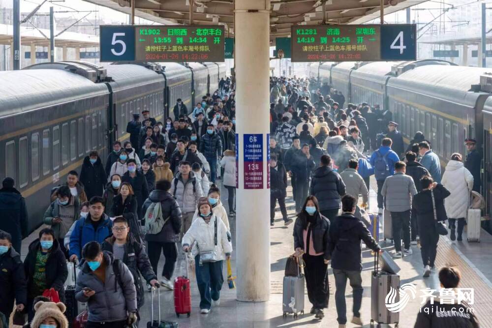 发送旅客19052万人次！国铁济南局2024年春运圆满收官(图2)