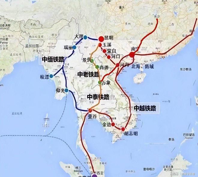 越南弃德投中修铁路海南封关同步发力整合东南亚阳谋藏不住了(图4)